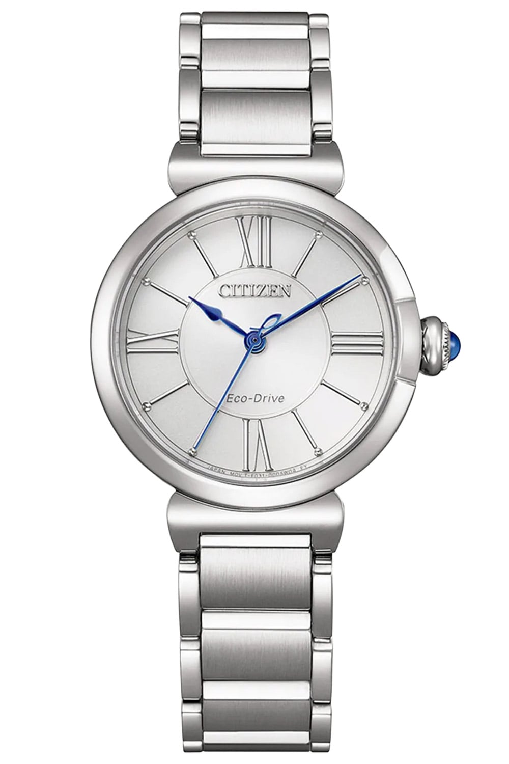 Citizen EM1070-83A Eco-Drive Solar Damenuhr Silberfarben
