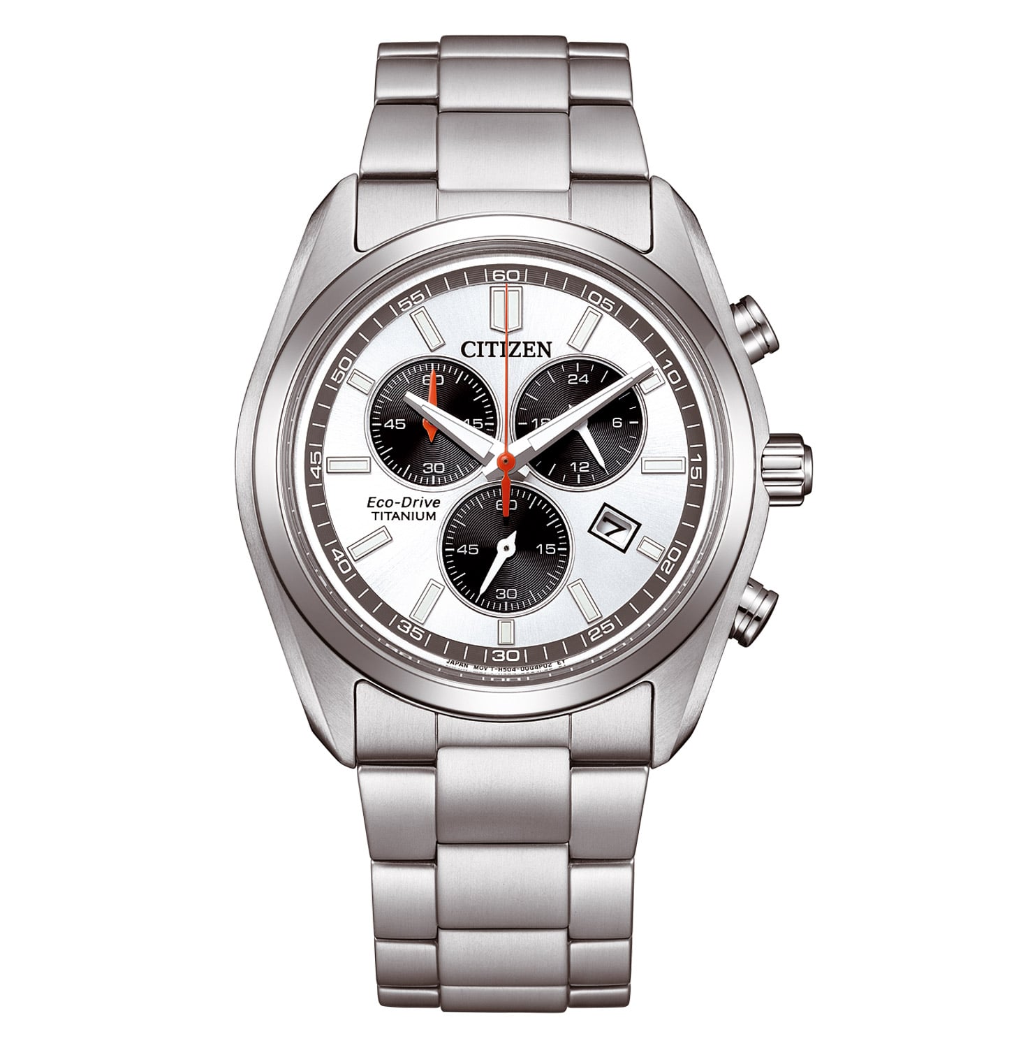 Citizen AT2590-59A Eco-Drive Herrenuhr Solar Chronograph Titan/Silberfarben