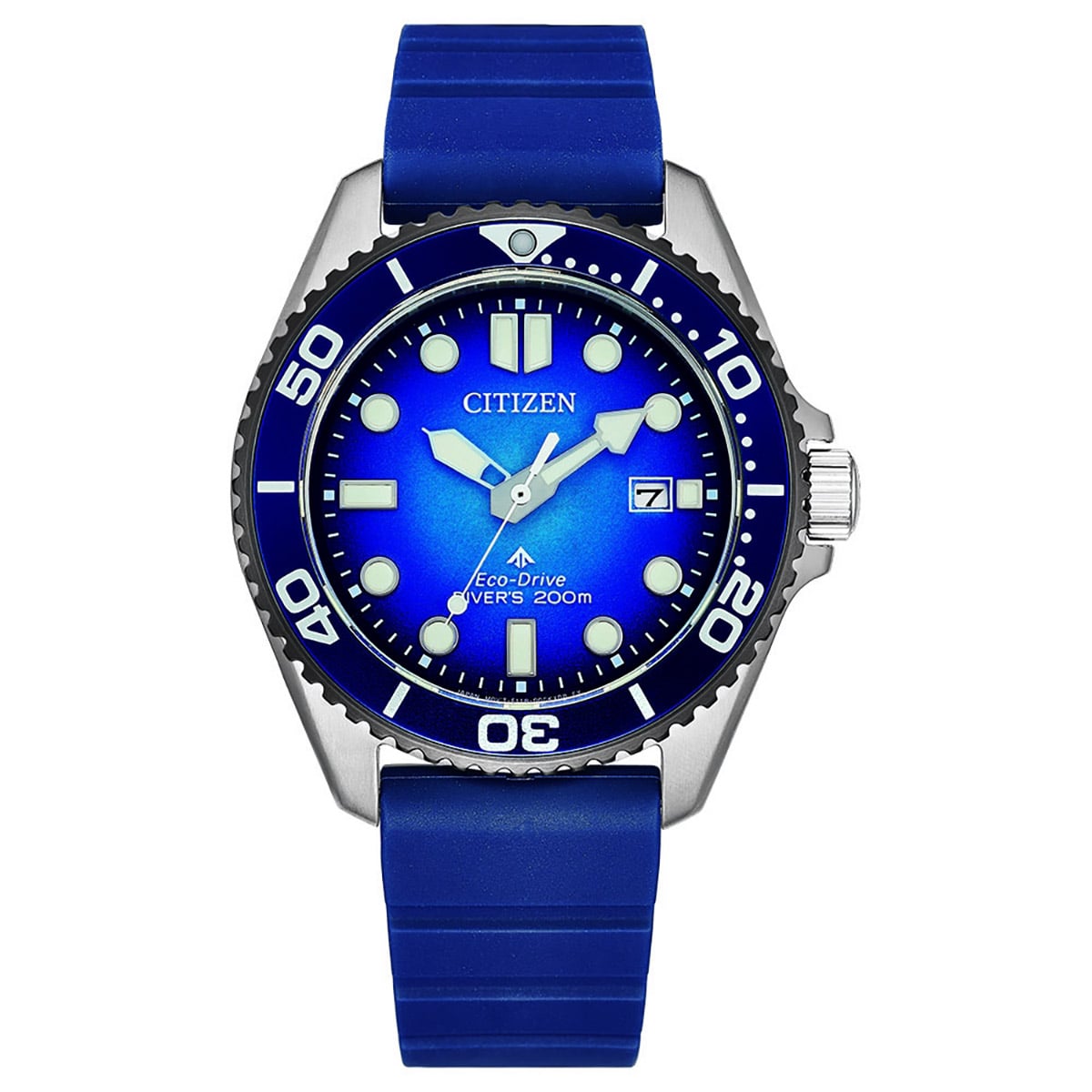 Citizen BN0267-04L Eco-Drive Promaster Marine Uhr für Herren 20 bar Blau