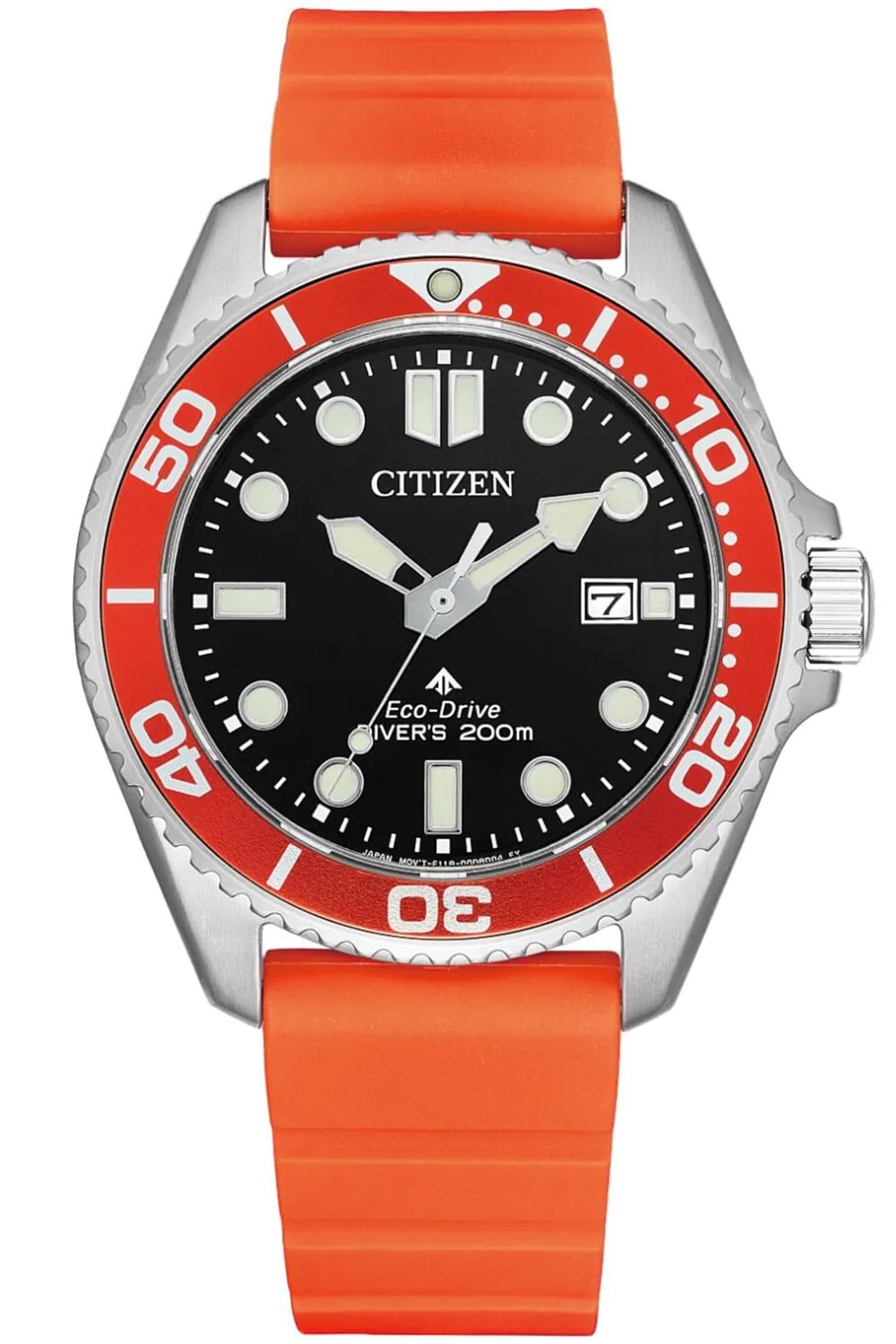 Citizen BN0268-01E Eco-Drive Promaster Marine Solaruhr Herren 20 bar Orange