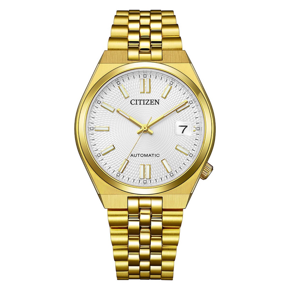 Citizen NK0032-56A Unisex Automatikuhr Tsuyosa 60 Goldfarben 37 mm