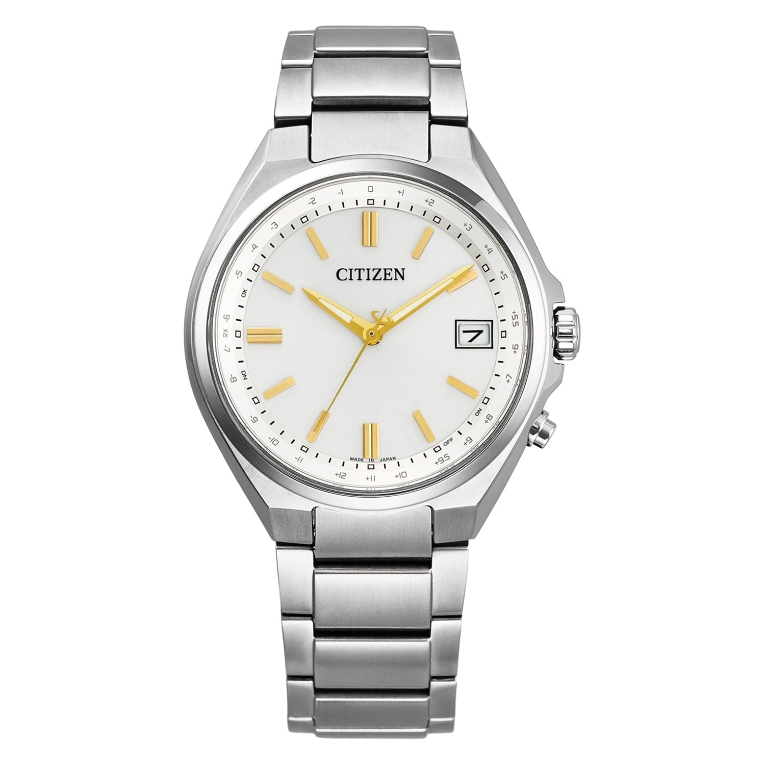 Citizen CB1160-55A Eco-Drive Solar Funk-Armbanduhr Titan Bicolor