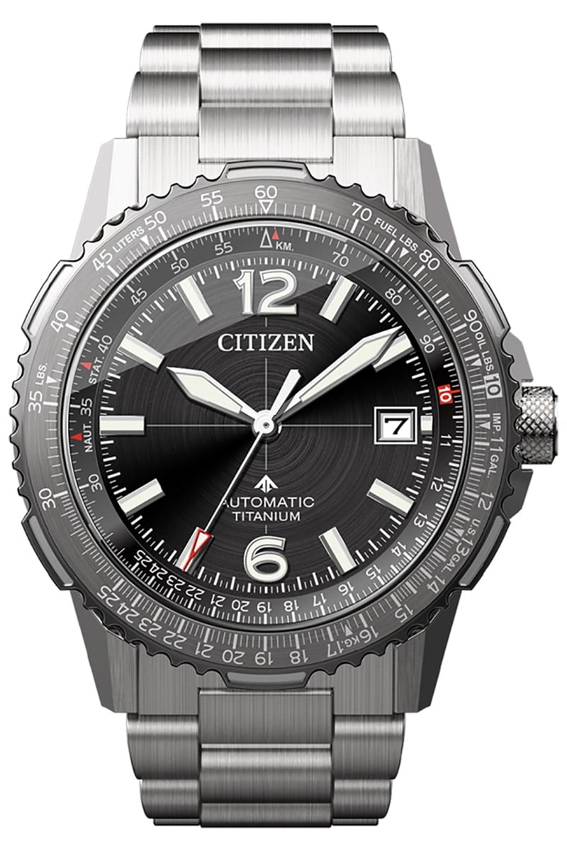 Citizen NK0044-57E Promaster Sky Herrenuhr Automatik Navihawk Schwarz