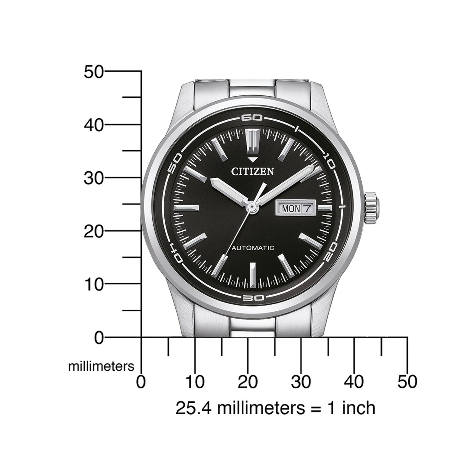 Citizen Men\'s Automatic Watch Steel/Black uhrcenter • NH8400-87EE