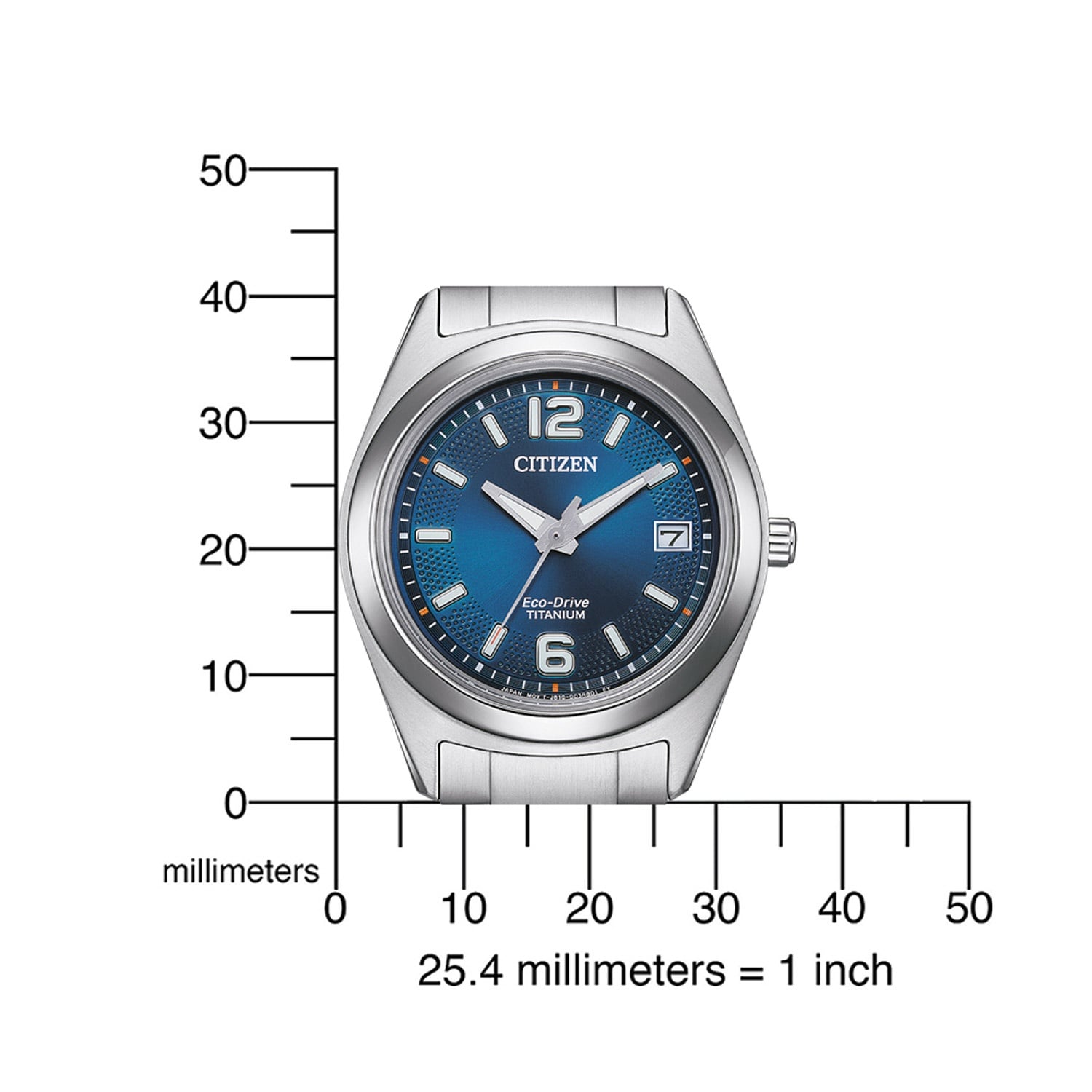 Citizen Eco-Drive Women`s Watch Titanium Blue FE6151-82L • uhrcenter
