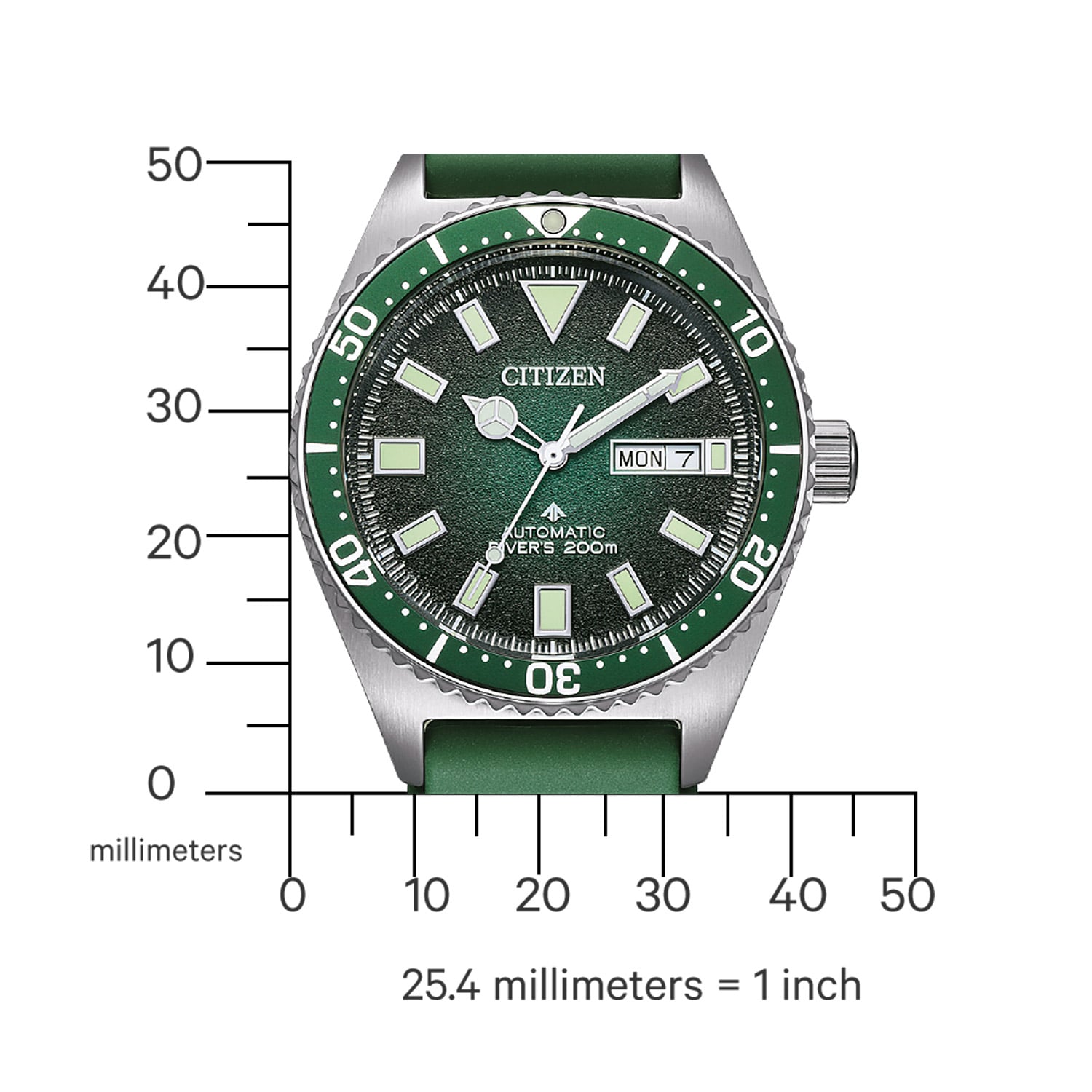 Taucheruhr Citizen Promaster Marine GrÃ¼n Citizen Marine BN0262