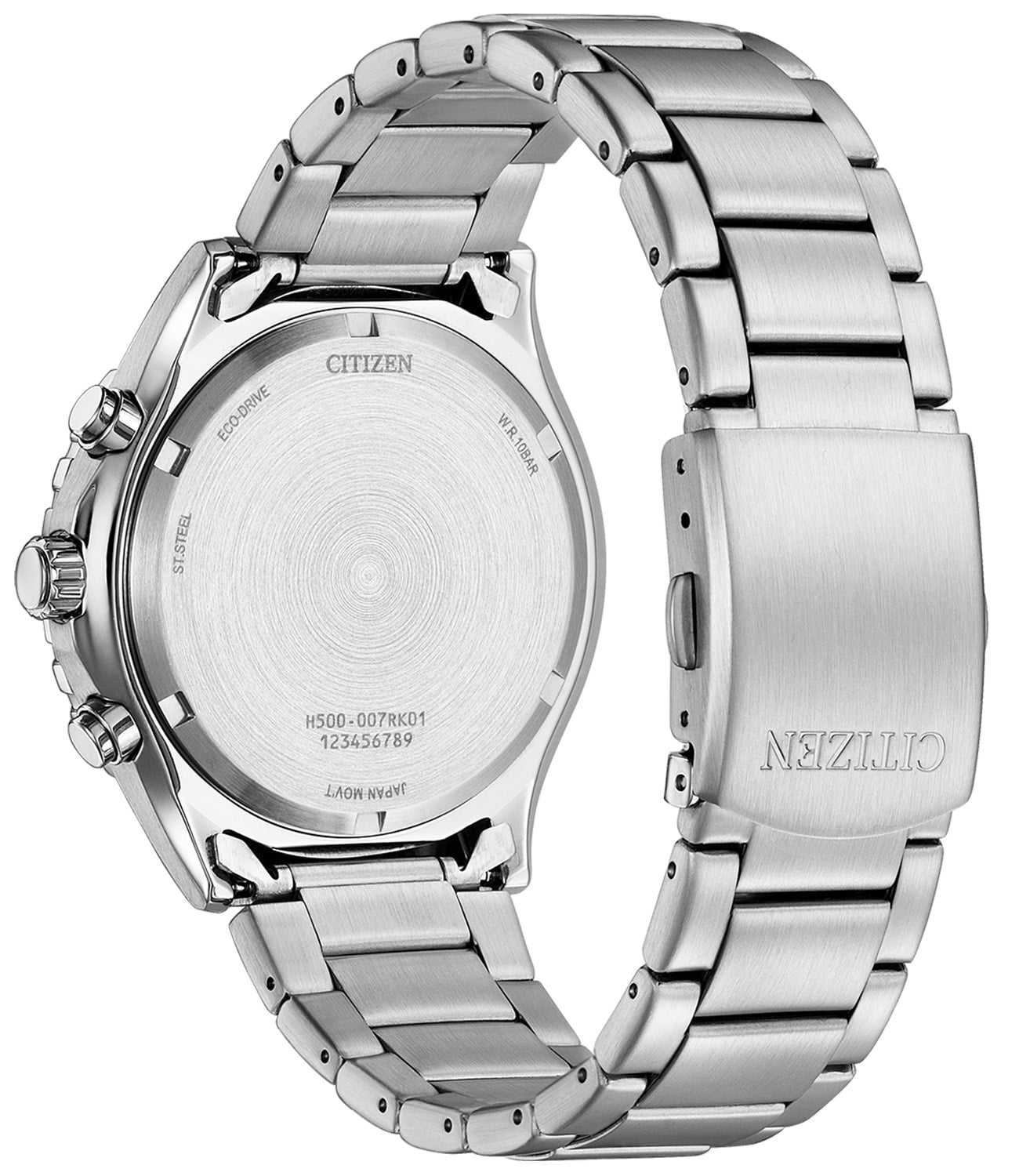 Citizen Eco-Drive Herren-Chronograph Stahl/Blau AT2560-84L • uhrcenter
