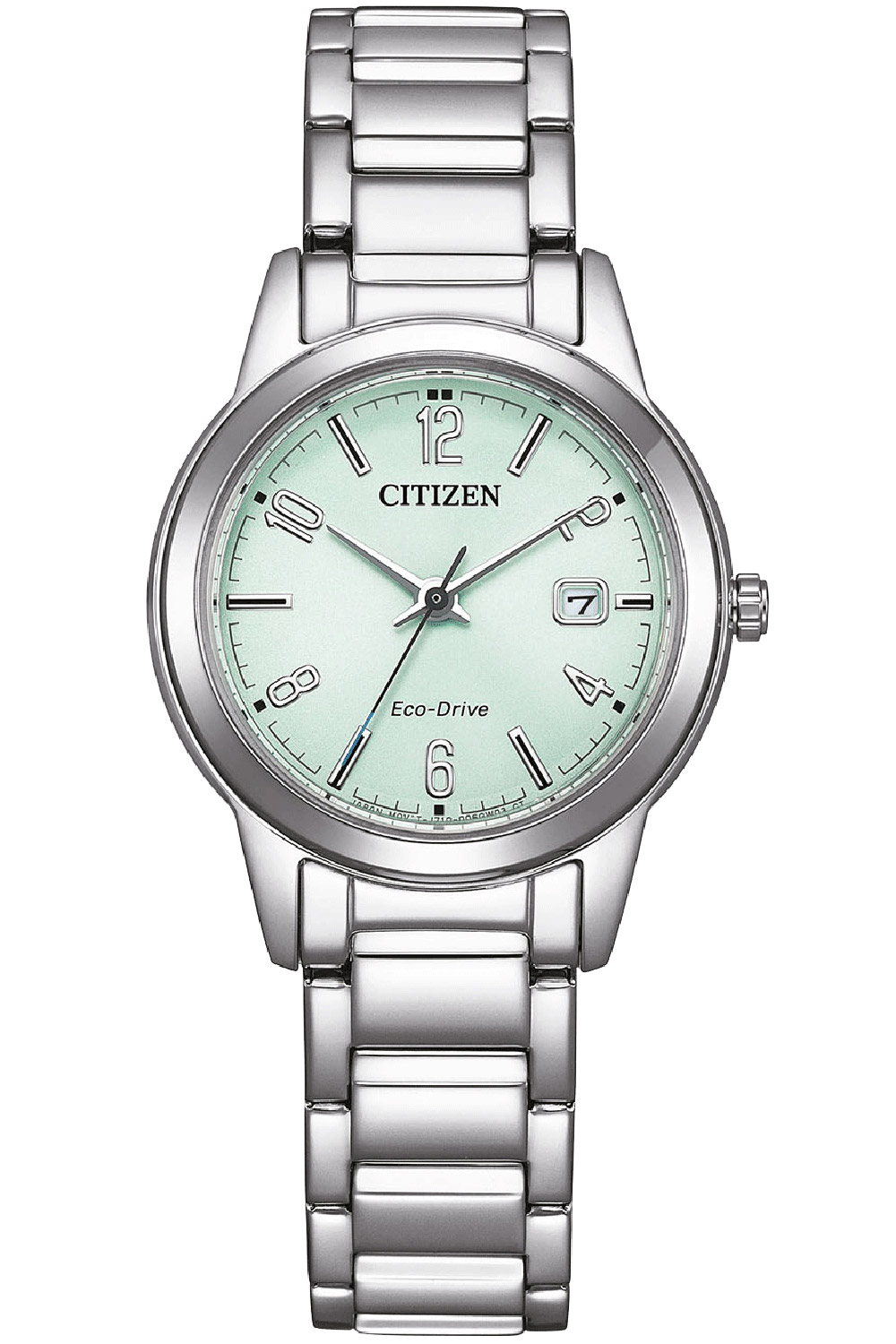 Citizen FE1241-71X Eco-Drive Damen-Armbanduhr Stahl/Mint