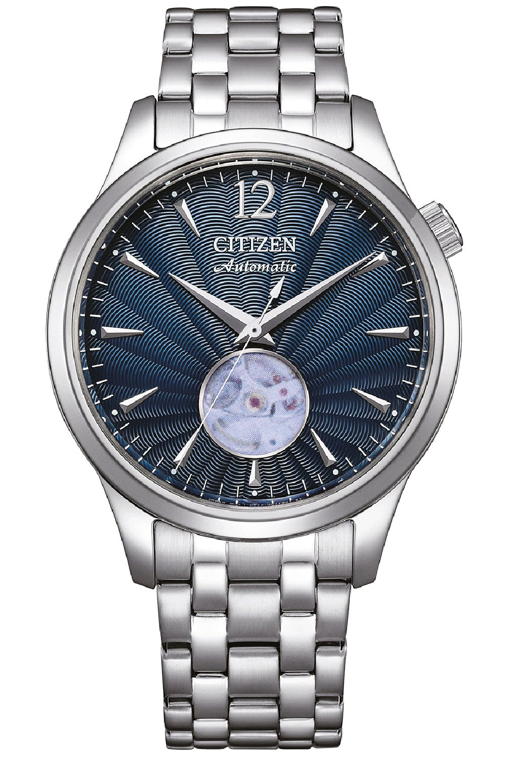 Citizen NH9131-73L Herren-Armbanduhr Automatik Stahl/Blau