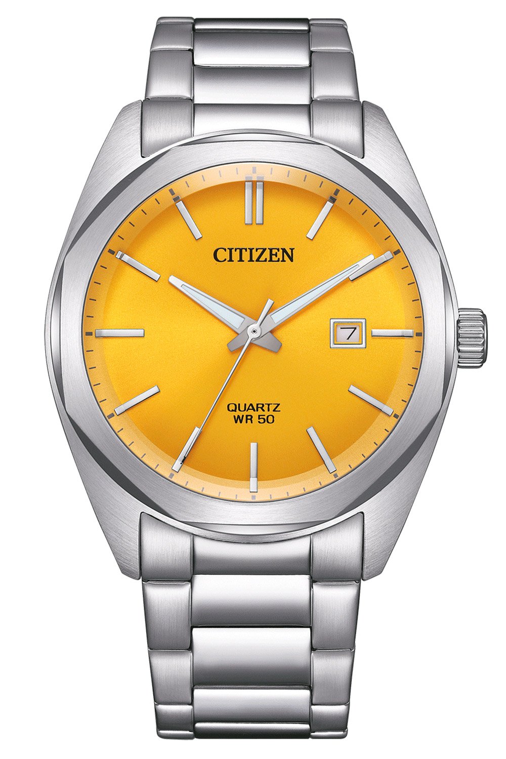 Citizen BI5110-54Z Herrenuhr Quarz Stahl/Gelb