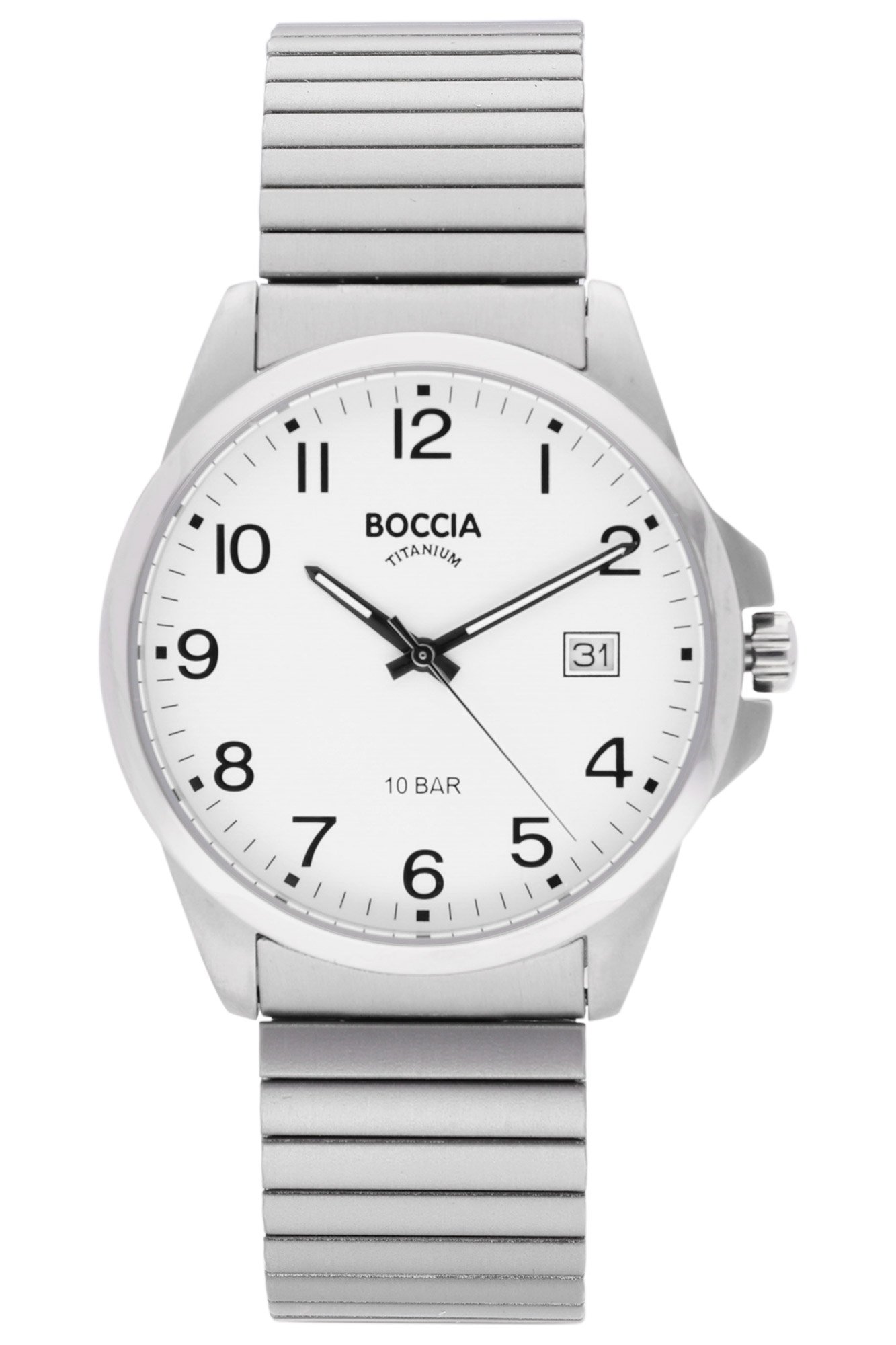 Boccia 3671-04 Herrenuhr Titan mit Zugband