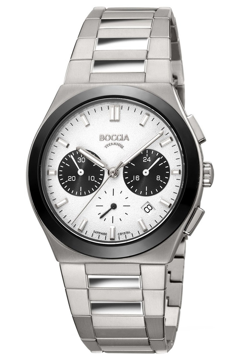 Boccia 3736-01 Herrenuhr Chronograph Titan Saphirglas
