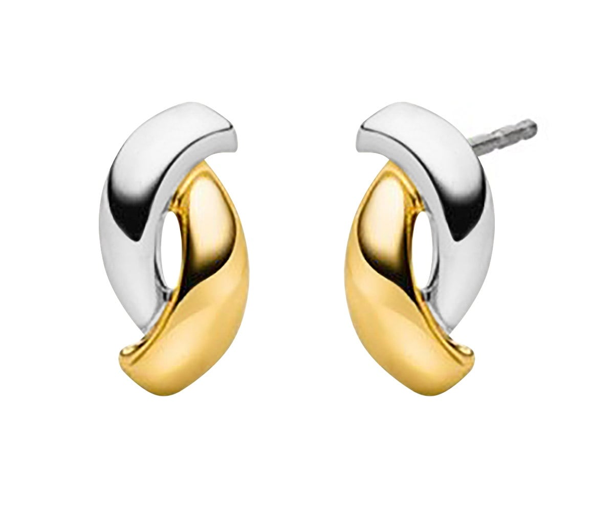 Boccia 05103-02 Damen-Ohrringe Titan Ohrstecker Bicolor