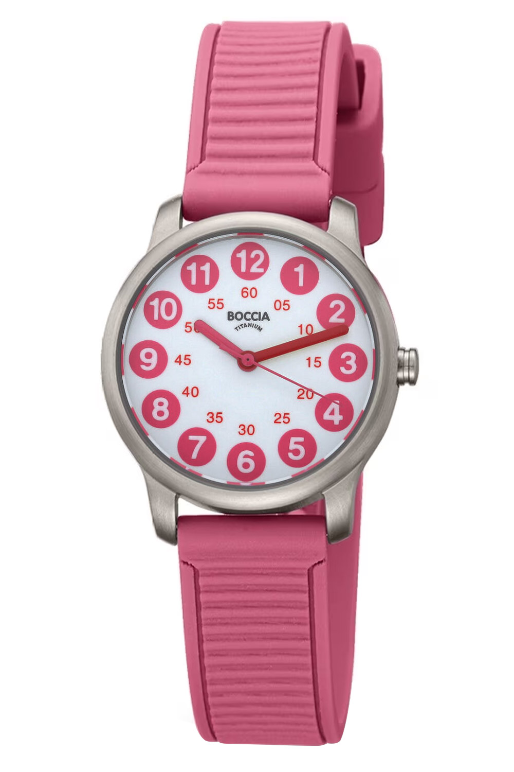 Boccia 3373-03 Kinderarmbanduhr Titan Pink/Weiß Boccia 3373-03 Kinderarmbanduhr Titan Pink/Weiß