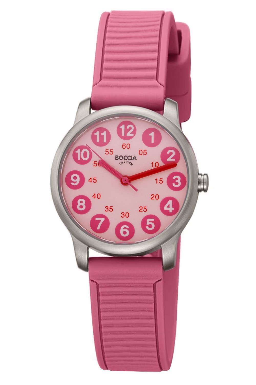 Boccia 3373-04 Uhr für Kinder Titan Pink