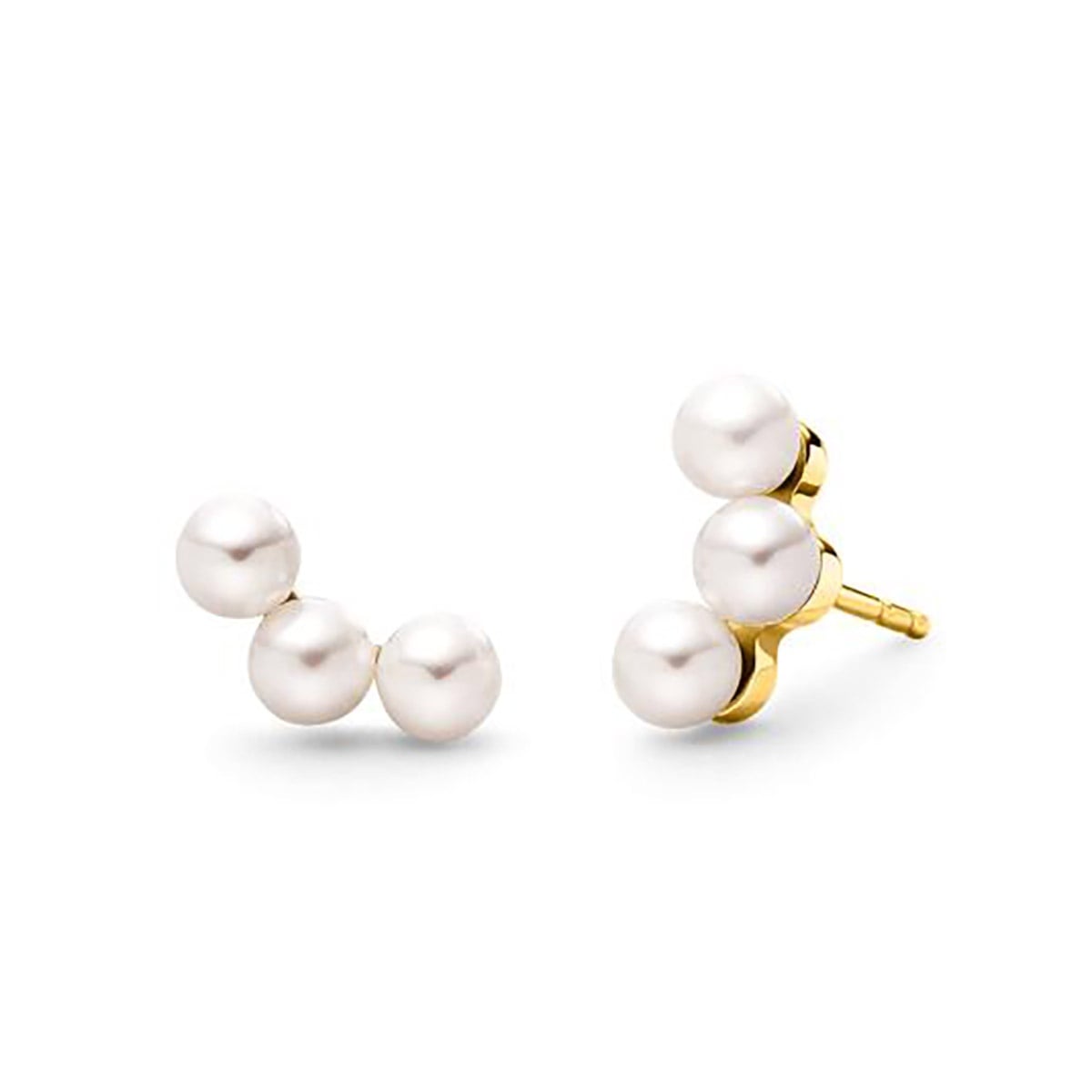 Boccia 05107-02 Damen-Ohrstecker Titan Vergoldet mit Süßwasser-Zuchtperlen Boccia 05107-02 Damen-Ohrstecker Titan Vergoldet mit Süßwasser-Zuchtperlen