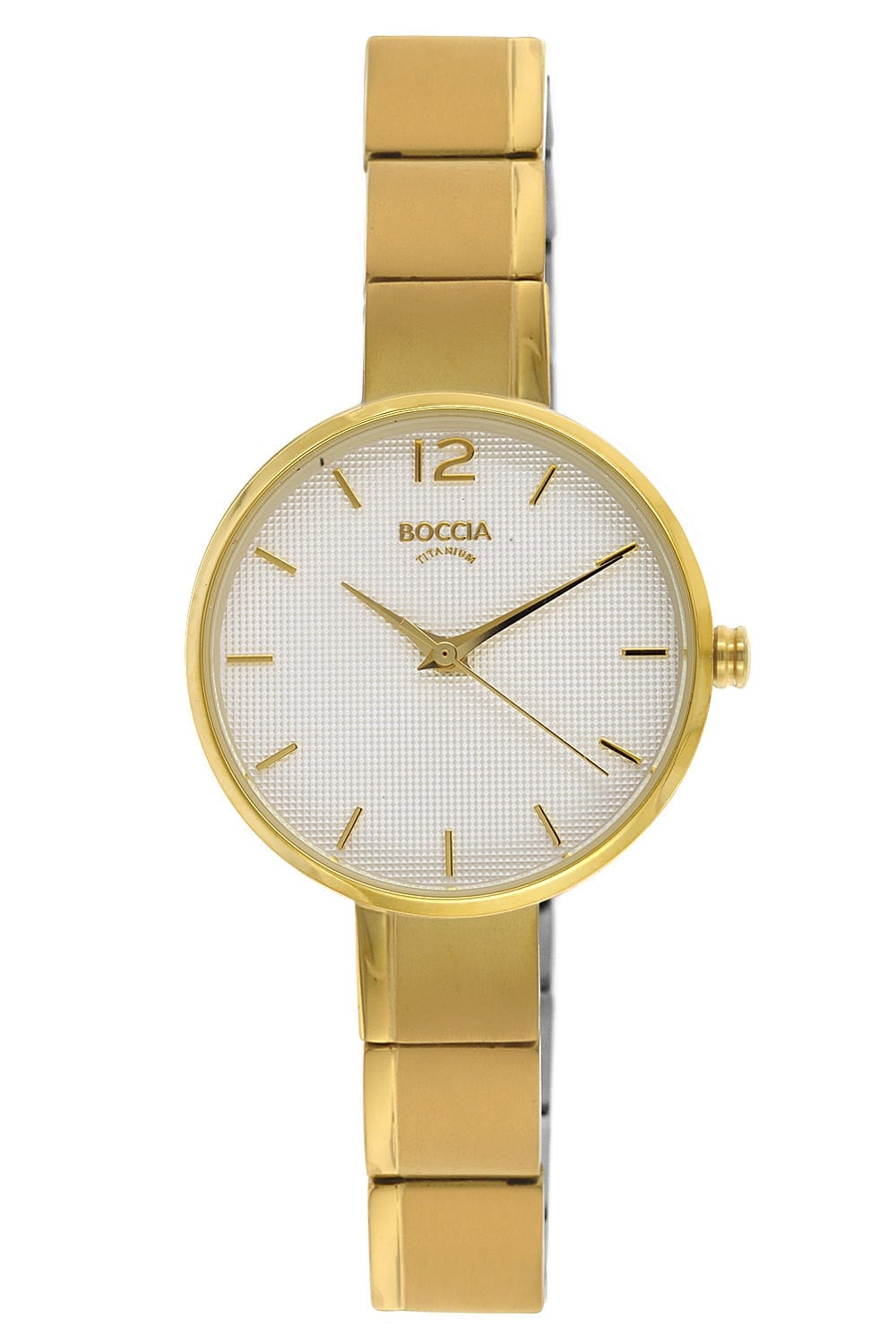 Boccia Boccia 3308 06 Damenuhr Quarz Titan Goldfarben