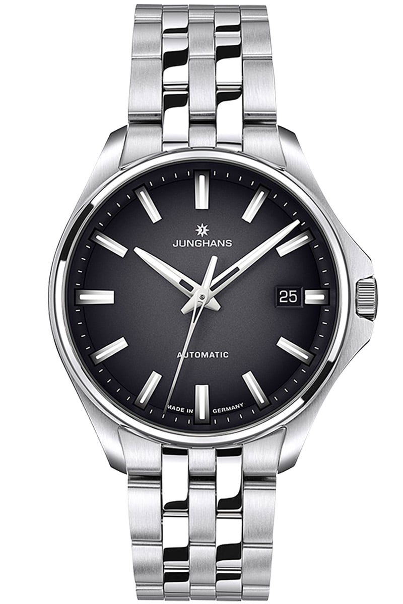 Junghans 27/4580.44 Damenuhr Automatik Meister S Schwarz 36 mm