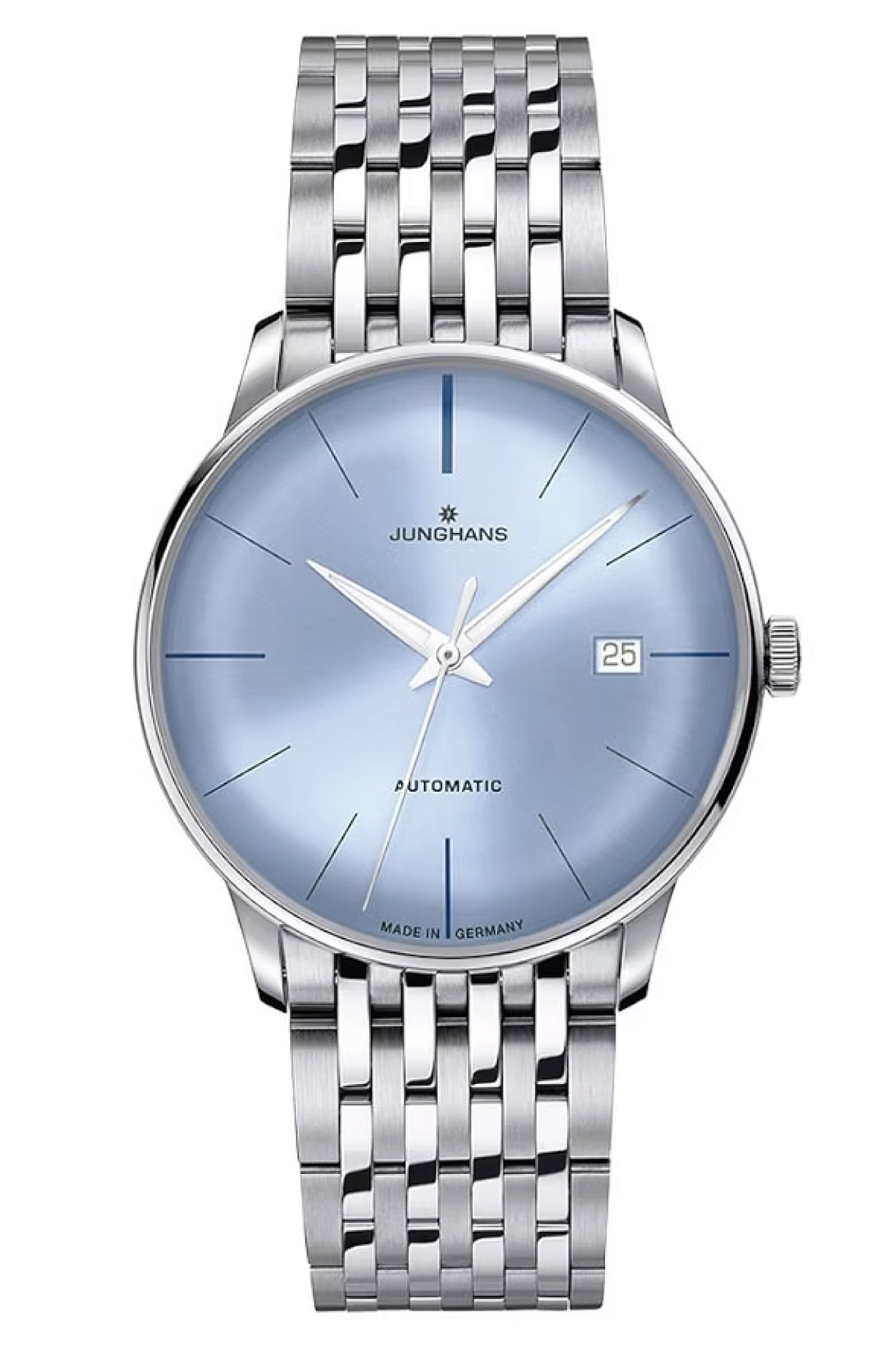 Junghans 27/4610.46 Meister Herrenuhr Automatik 38 mm Hellblau