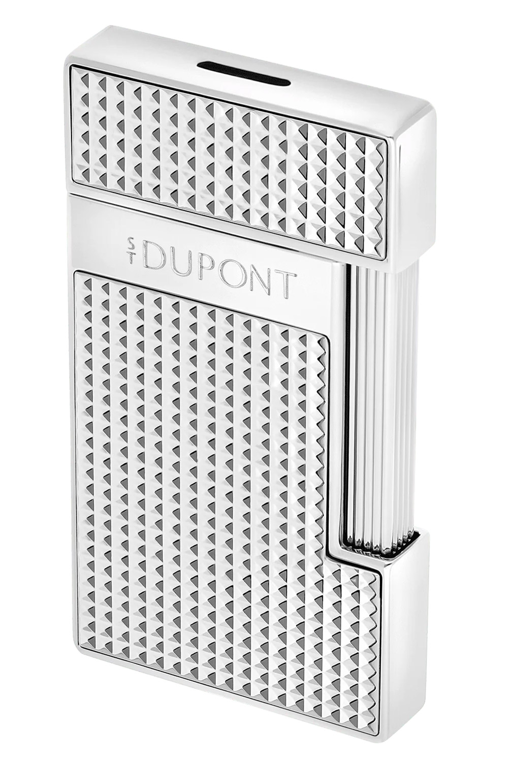 S.T. Dupont 028120 Feuerzeug Slimmy Diamantkopf Chrom