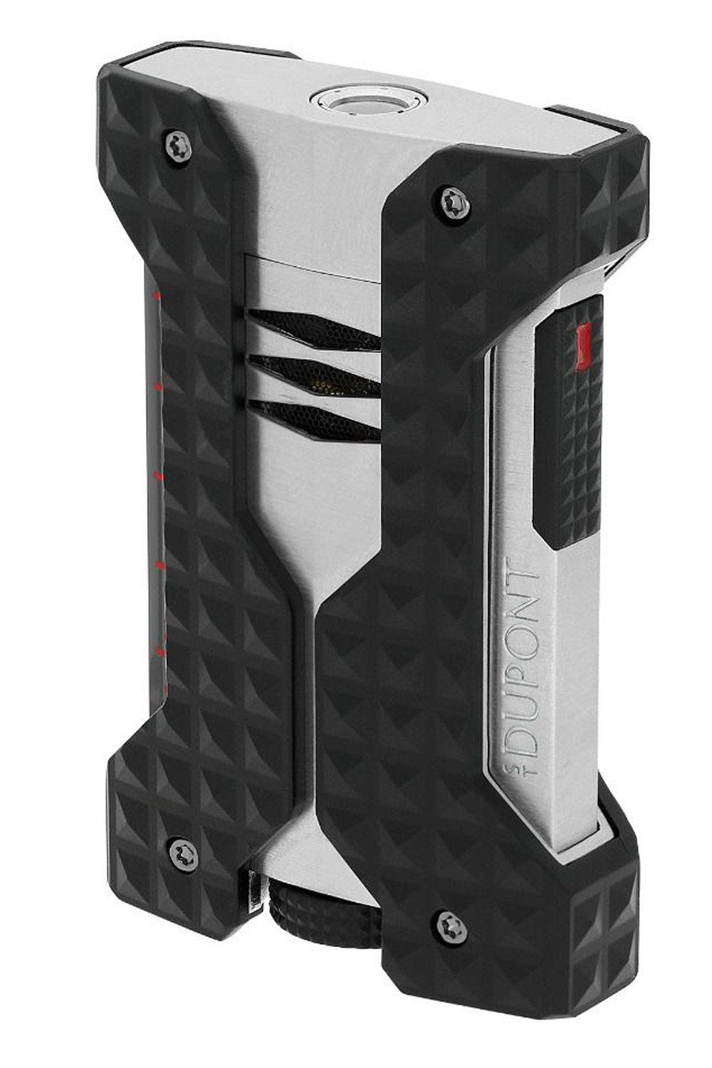 S.T. Dupont W21324 Feuerzeug Windproof Jet Schwarz/Chrom