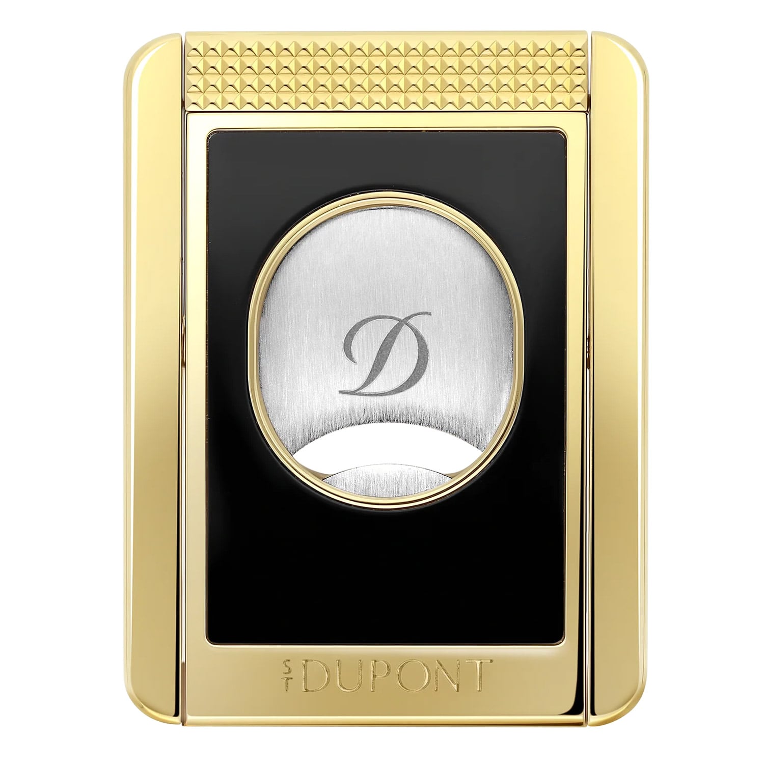 S.T. Dupont 003553 Zigarrenschneider und -bank Schwarz/Goldfarben
