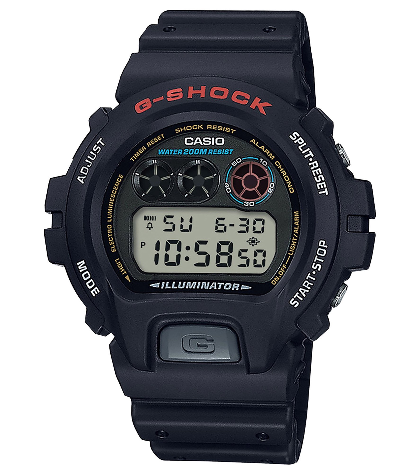 Casio DW-6900U-1ER G-Shock Digital Herrenuhr Schwarz