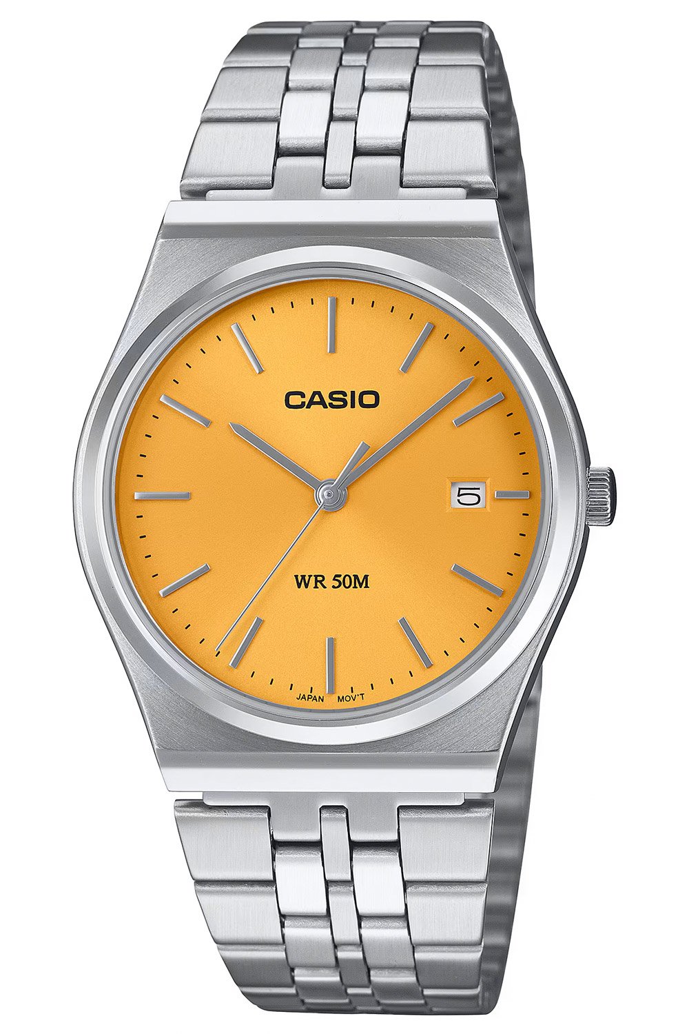 Casio MTP-B145D-9AVEF Armbanduhr Quarz Stahl/Gelb