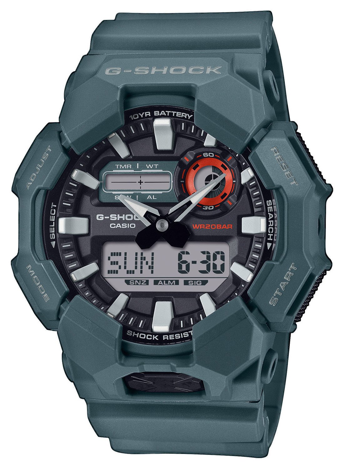 Casio GA-010-2AER G-Shock Classic Ana-Digi Herrenuhr Petrol