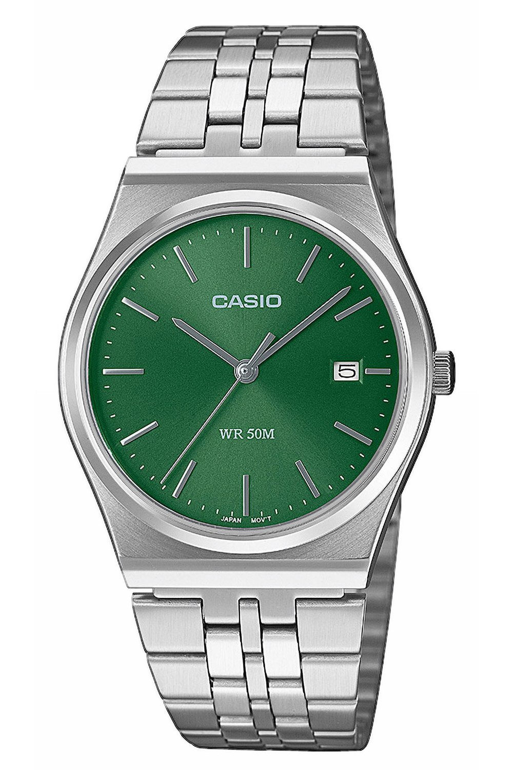 Casio MTP-B145D-3AVEF Armbanduhr Quarz Stahl/Grün