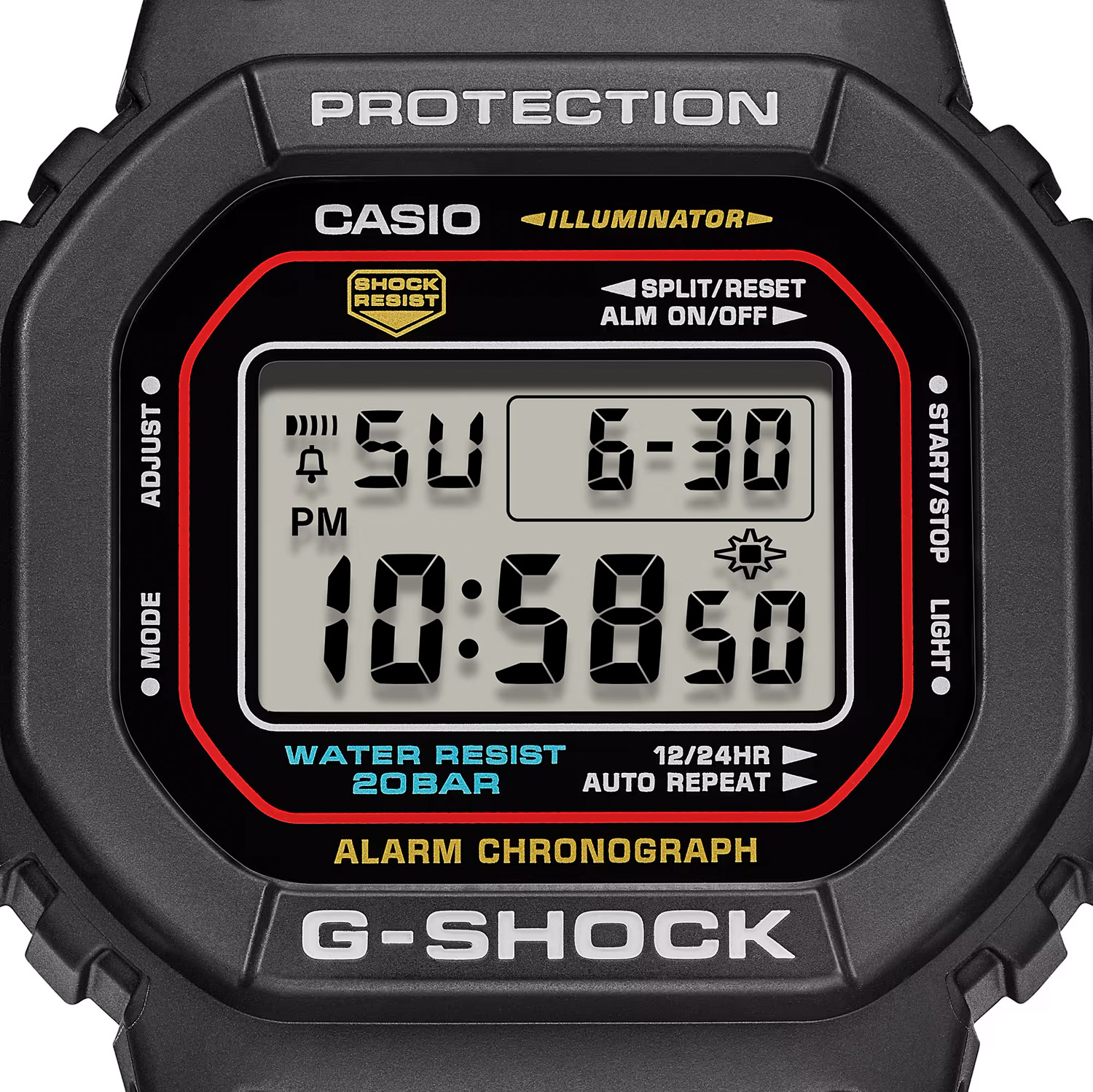 Casio G-Shock Origin Digital Men's Watch Black DW-5600RL-1ER