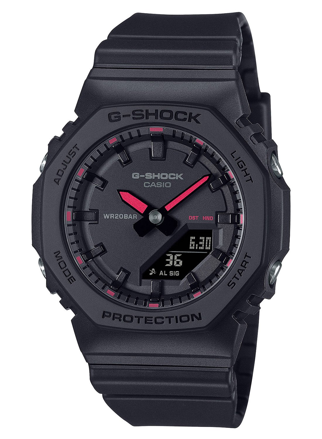 Casio GMA-P2100SA-1A1ER G-Shock Armbanduhr Schwarz/Rot mit Ana-Digi-Anzeige