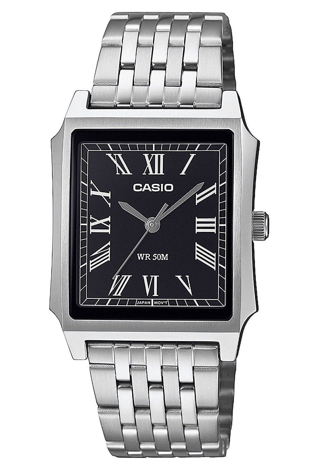 Casio MTP-B190D-1BVEF Herren-Armbanduhr Edelstahl