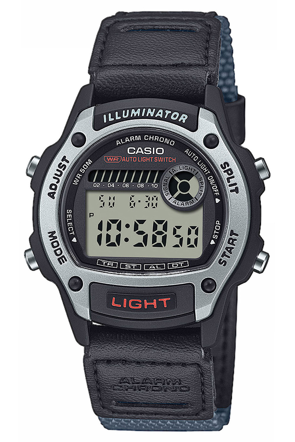 Casio W-220HF-8AVEF Quarzuhr Alarm-Chrono für Damen und Jugendliche