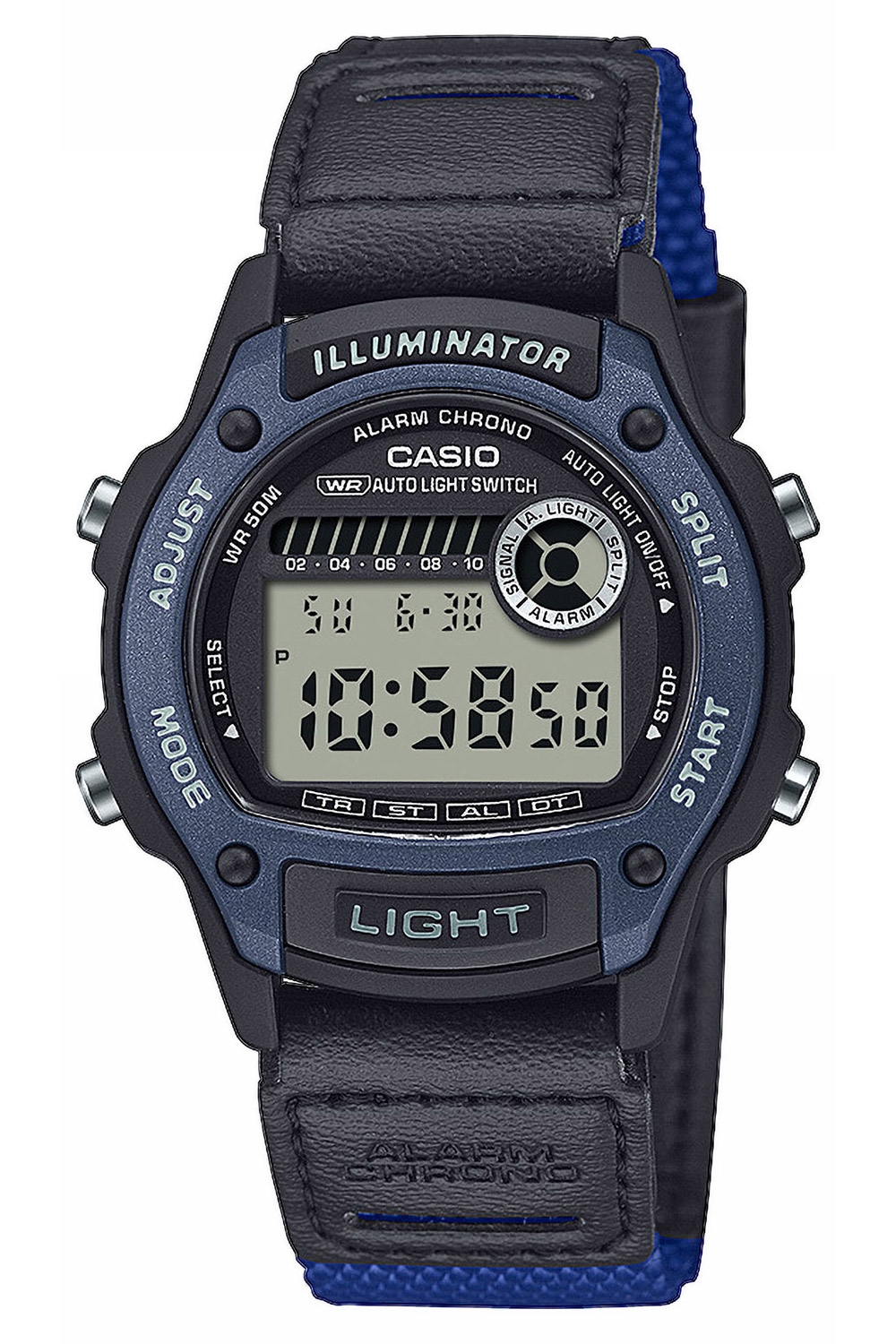 Casio W-220HF-2AVEF Quarzuhr Alarm-Chrono für Damen und Jugendliche
