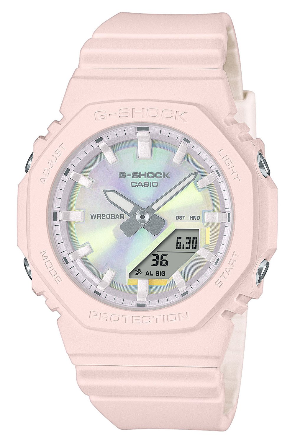 Casio GMA-P2100PC-4AER G-Shock Damenuhr Ana-Digi Hellrosé