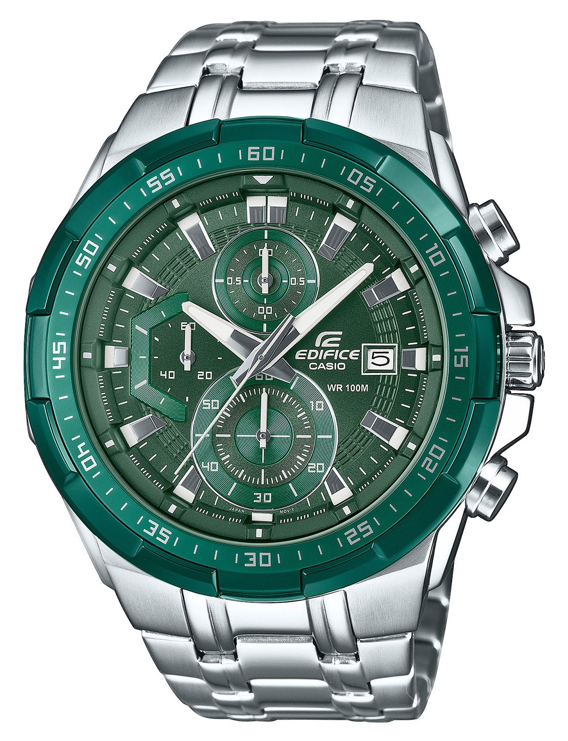 Casio EFR-539DE-3AVUEF Edifice Herrenuhr Chronograph Grün