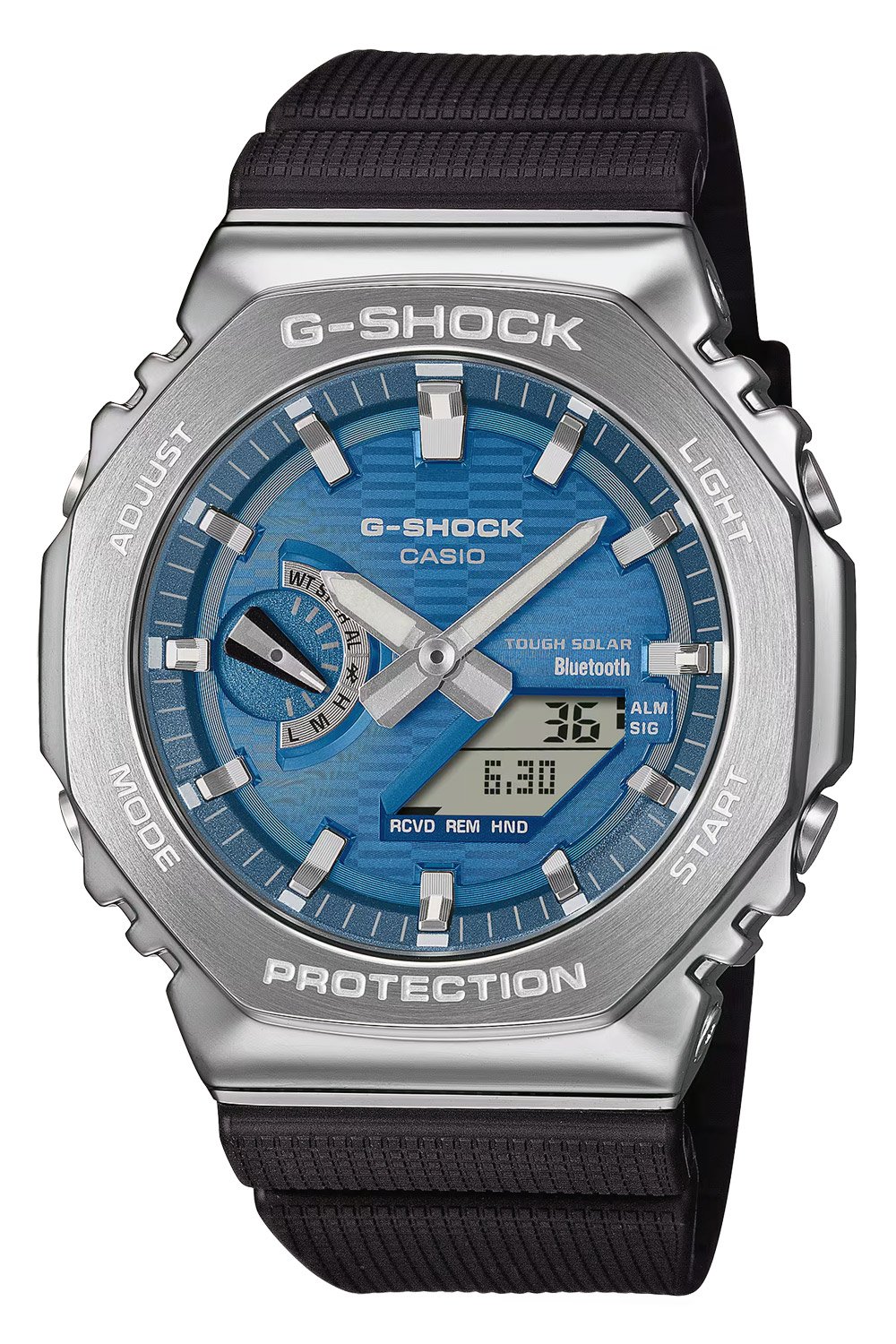 Casio GBM-2100A-2BER Herrenuhr G-Shock Solar Bluetooth Blau