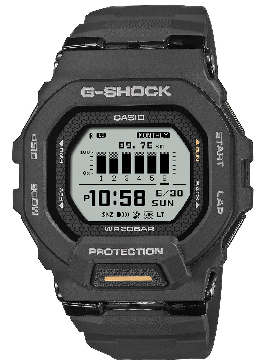 Casio GBD-200-1A1ER G-Shock G-Squad Digitaluhr Bluetooth Schwarz Casio GBD-200-1A1ER G-Shock G-Squad Digitaluhr Bluetooth Schwarz