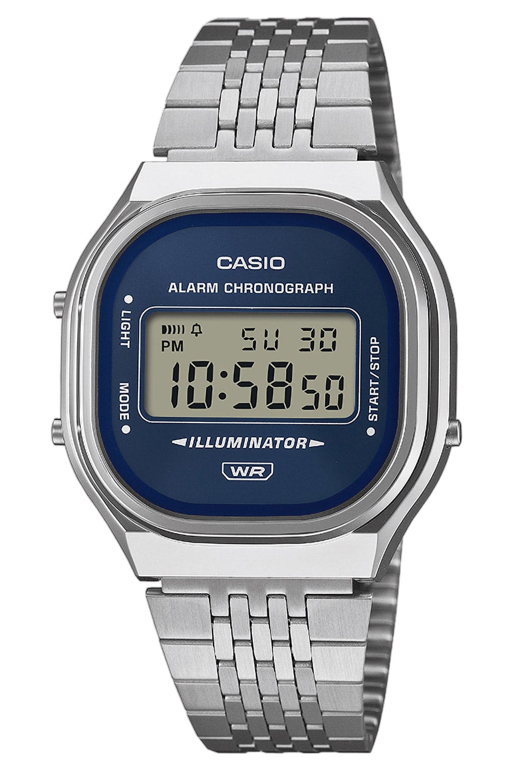 Casio A140WE-2AEF Armbanduhr in Unisexgröße Edgy Collection Blau