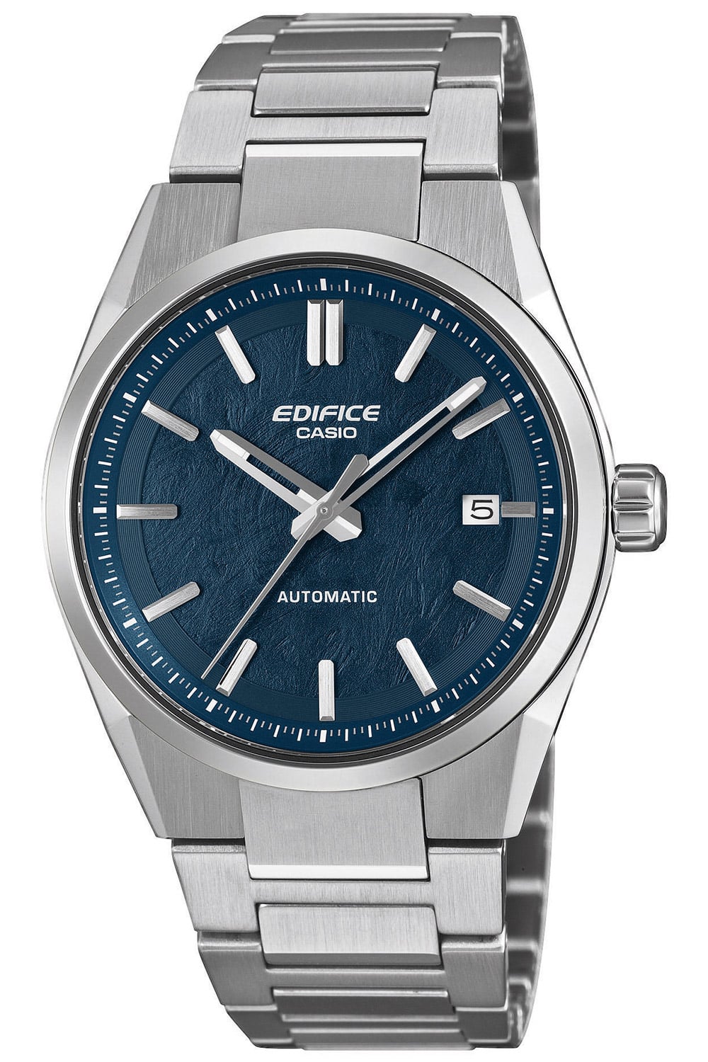 Casio EFK-110D-2AER Edifice Herrenuhr Automatik Stahl/Blau