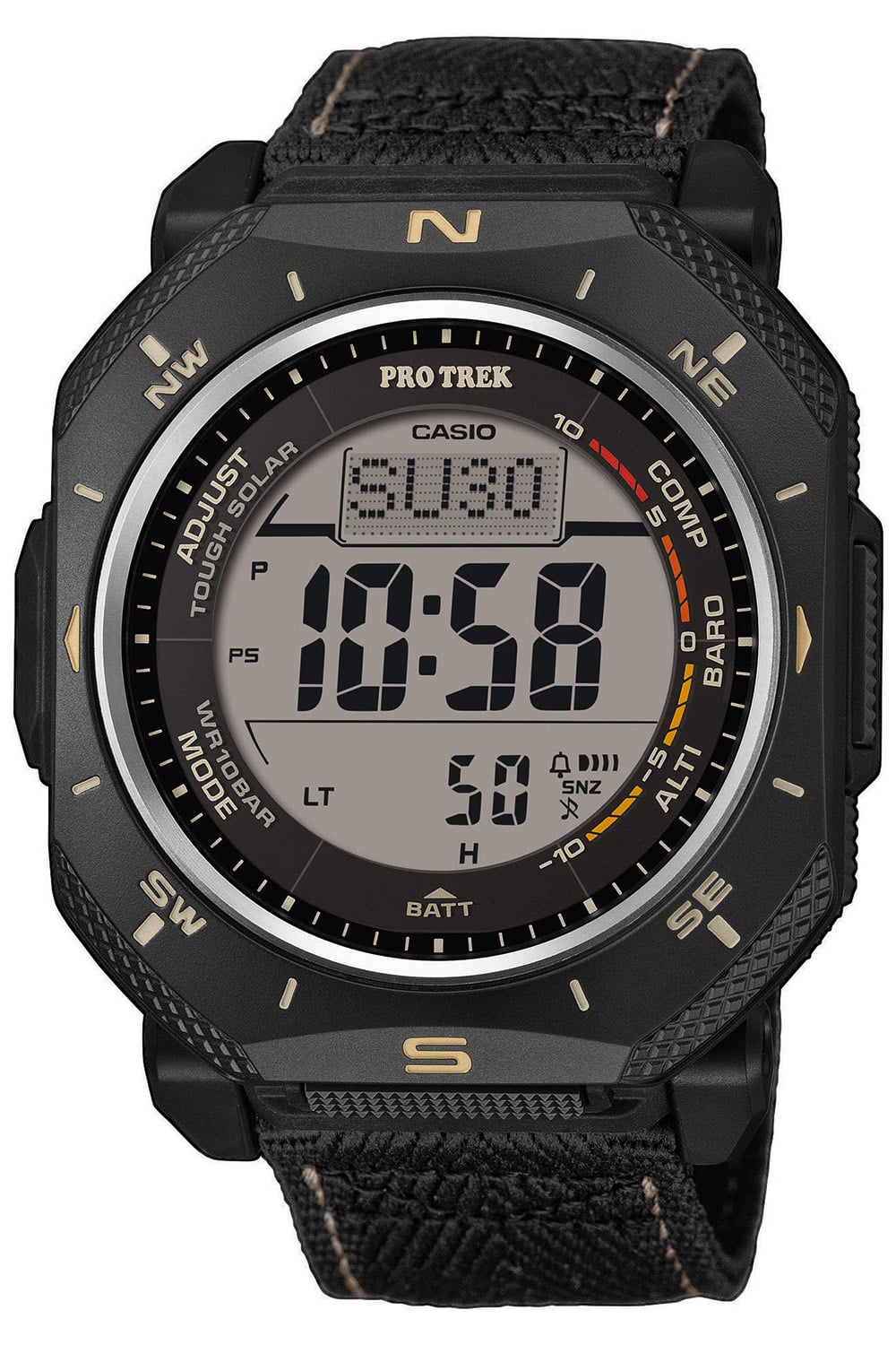 Casio PRG-69B-1ER Pro Trek Outdoor Herrenuhr Solar Schwarz