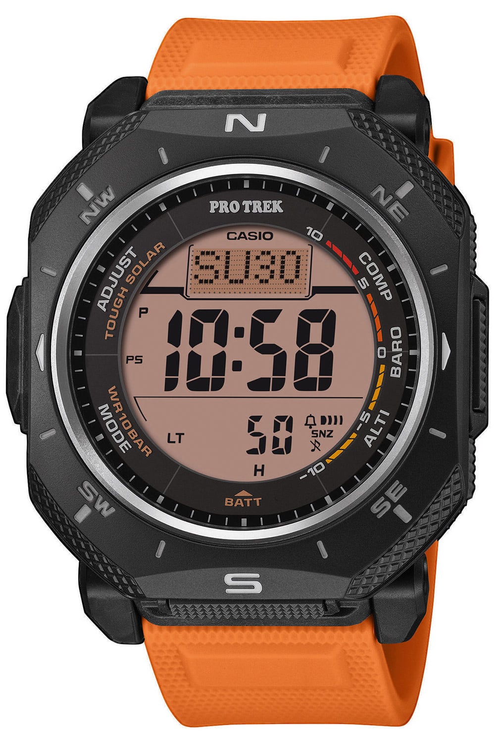 Casio PRG-69-4ER Pro Trek Outdoor Herrenarmbanduhr Solar Orange