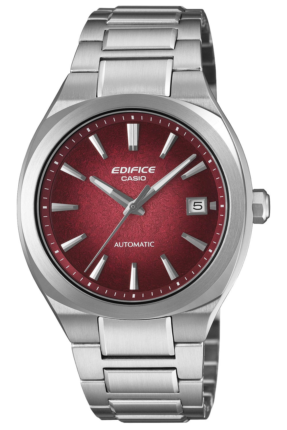 Casio EFK-200D-4AER Edifice Herrenarmbanduhr Automatik Stahl/Rot