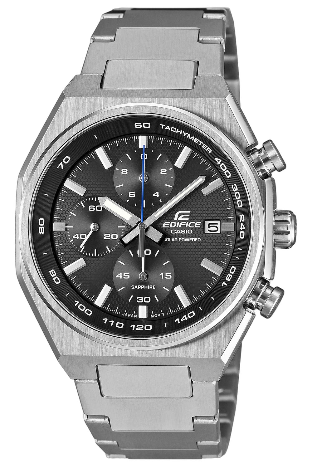 Casio EFS-S660D-1AEF Edifice Herrenuhr Solar Chronograph Stahl/Schwarz