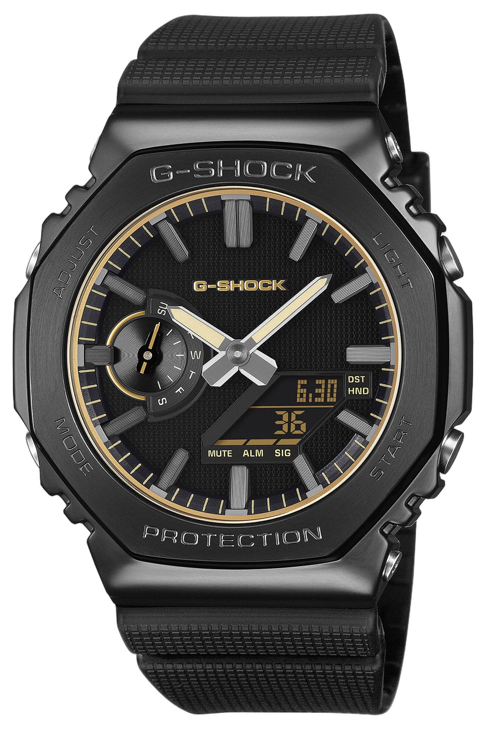 Casio GM-2100LXB-1A9ER G-Shock Classic Armbanduhr Schwarz/Goldfarben