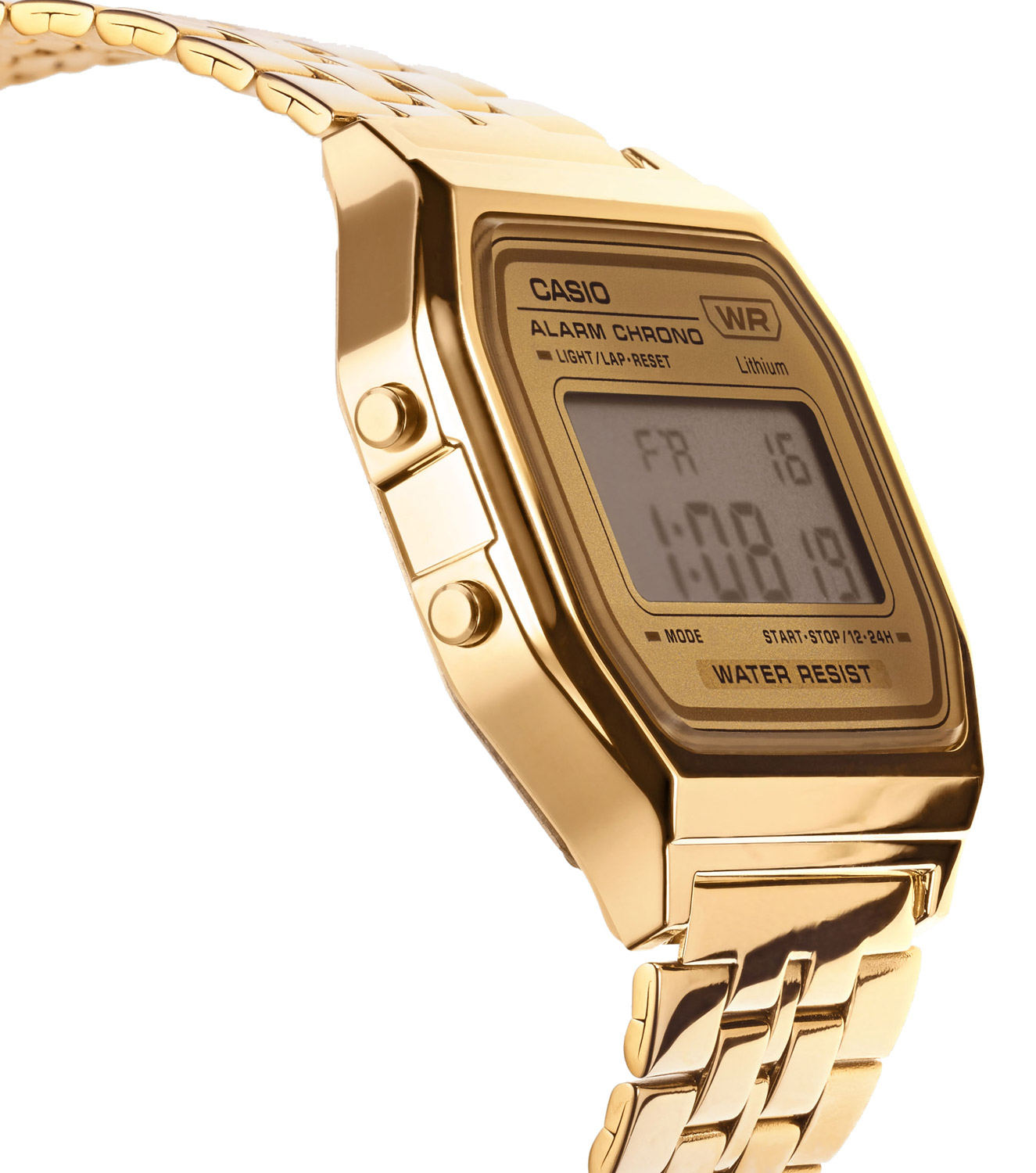 A158WETG-9AVT | Vintage All Gold Metal Watch | CASIO