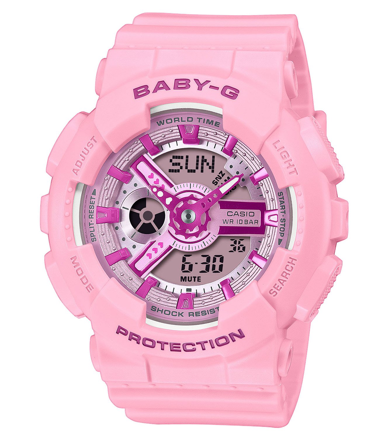 Casio BA-110YK-4AER Baby-G Damenuhr Rosa