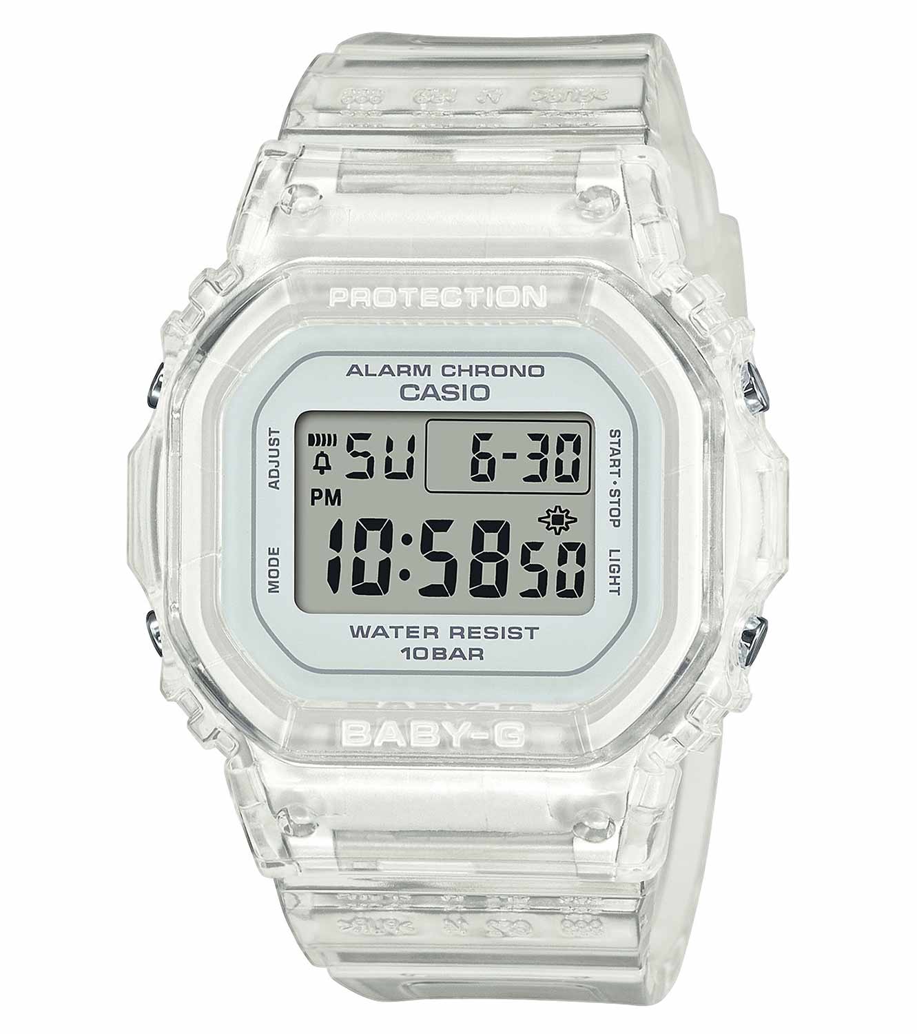 Casio BGD-565US-7ER Baby-G Urban Style Damen- und Jugenduhr Transparent