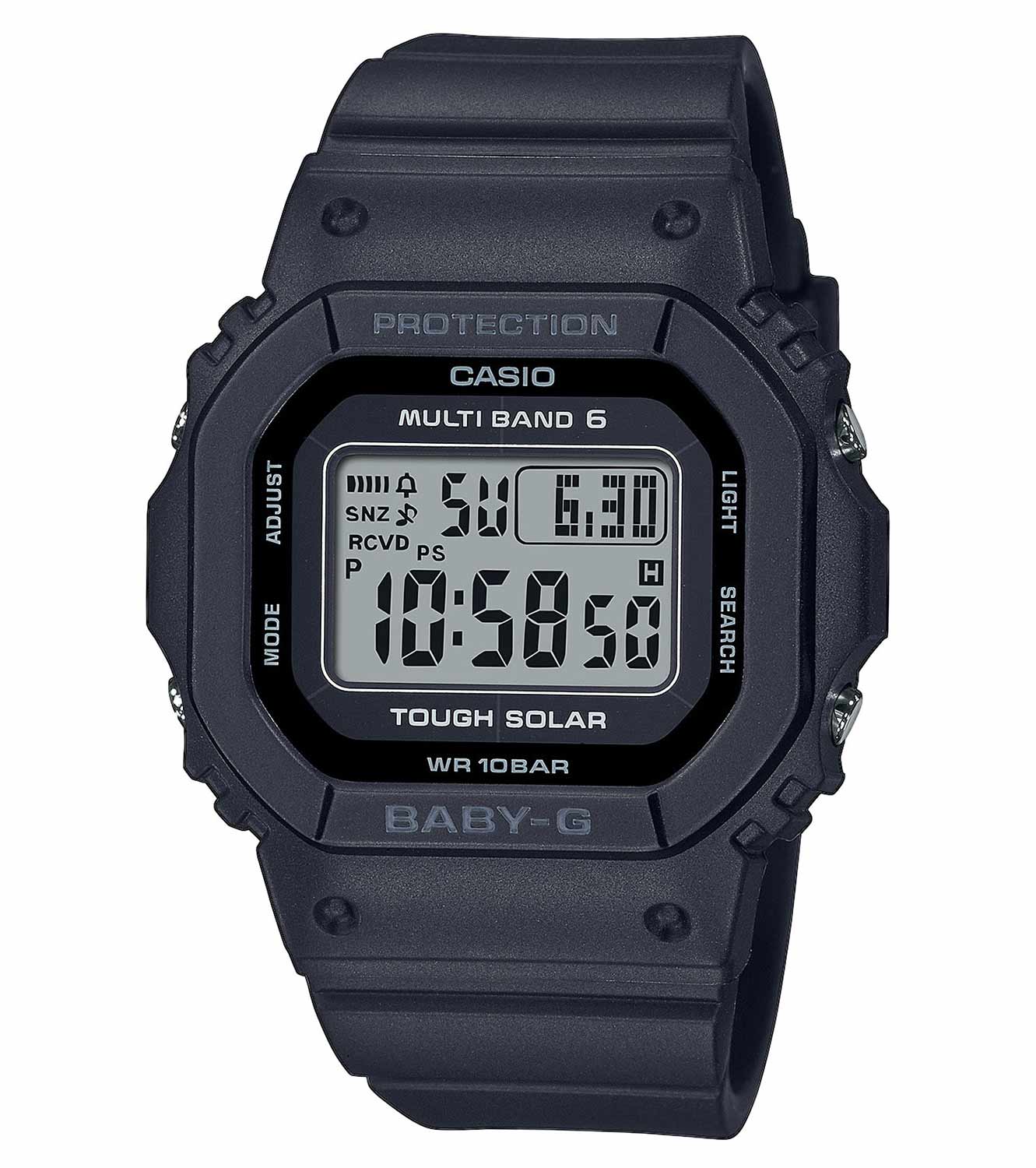 Casio BGD-5650-1ER Baby-G Funk Solar Damen- und Jugenduhr Schwarz